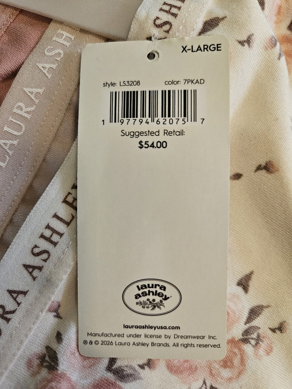 NWT Laura Ashley Women's Brief Underwear Pack of 7 Floral Multi, Size XL - Picture 3 of 11